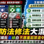 菸防法修法大混戰　王郁揚批藍綠白不應重蹈禁酒令錯誤 應參考無煙台灣政策