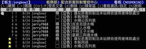 PTT NOSMOKING 板務部》配合菸害防制管控中心 創板滿月 門可羅雀