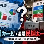 王郁揚觀點》是民調ㄉ一ㄠˋ還是民調ㄊ一ㄠˊ？